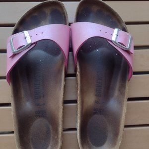Metallic Pink Birkenstock Madrid size 38